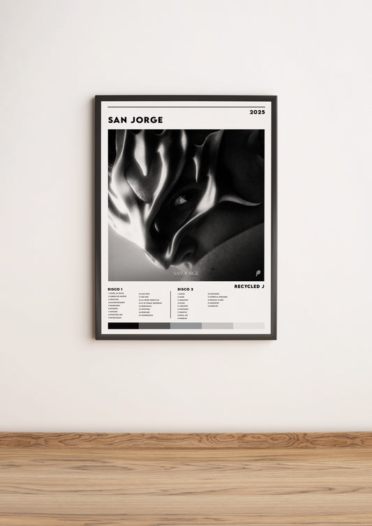 Póster álbum “San Jorge” - Recycled J