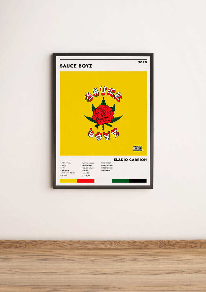 Póster Sauce Boyz de Eladio Carrión