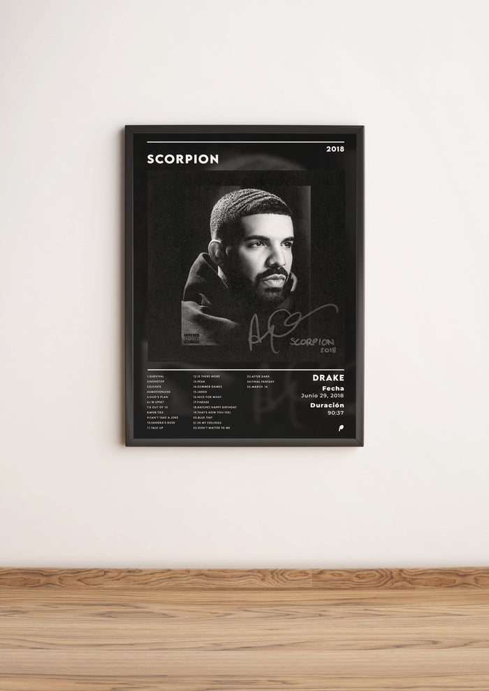Póster Scorpion - Drake (Edición APOLEO)