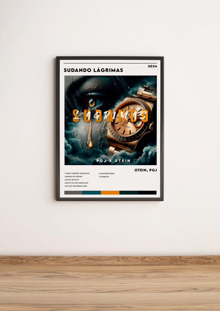 Póster Sudando lagrimas - Otein y PGJ