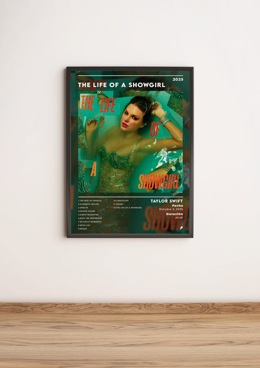 Póster “The Life of a Showgirl” - Taylor Swift (Edición APOLEO)