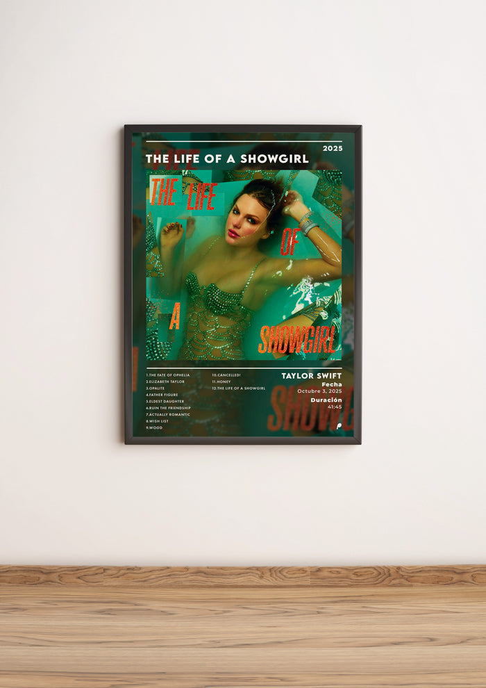 Póster “The Life of a Showgirl” - Taylor Swift (Edición APOLEO)
