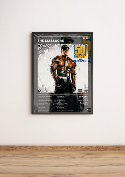 Póster The Massacre – 50 Cent (Edición APOLEO)