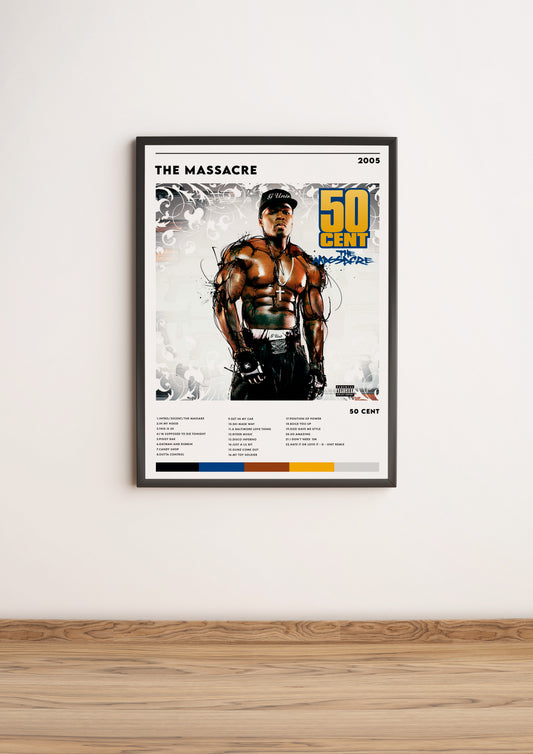 Póster “The Massacre” - 50 Cent
