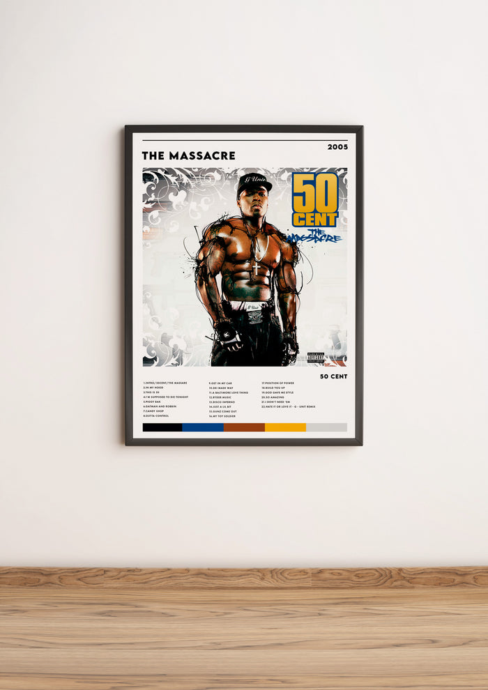 Póster “The Massacre” - 50 Cent