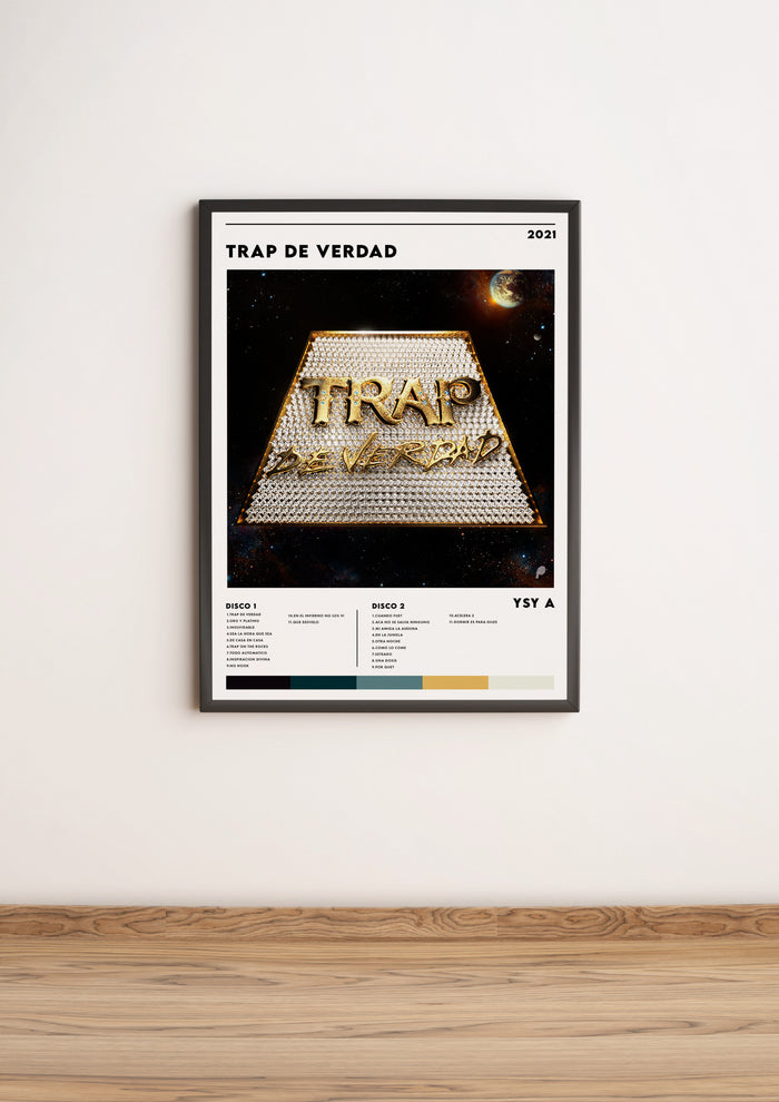 Póster álbum "Trap de Verdad" de YSY A