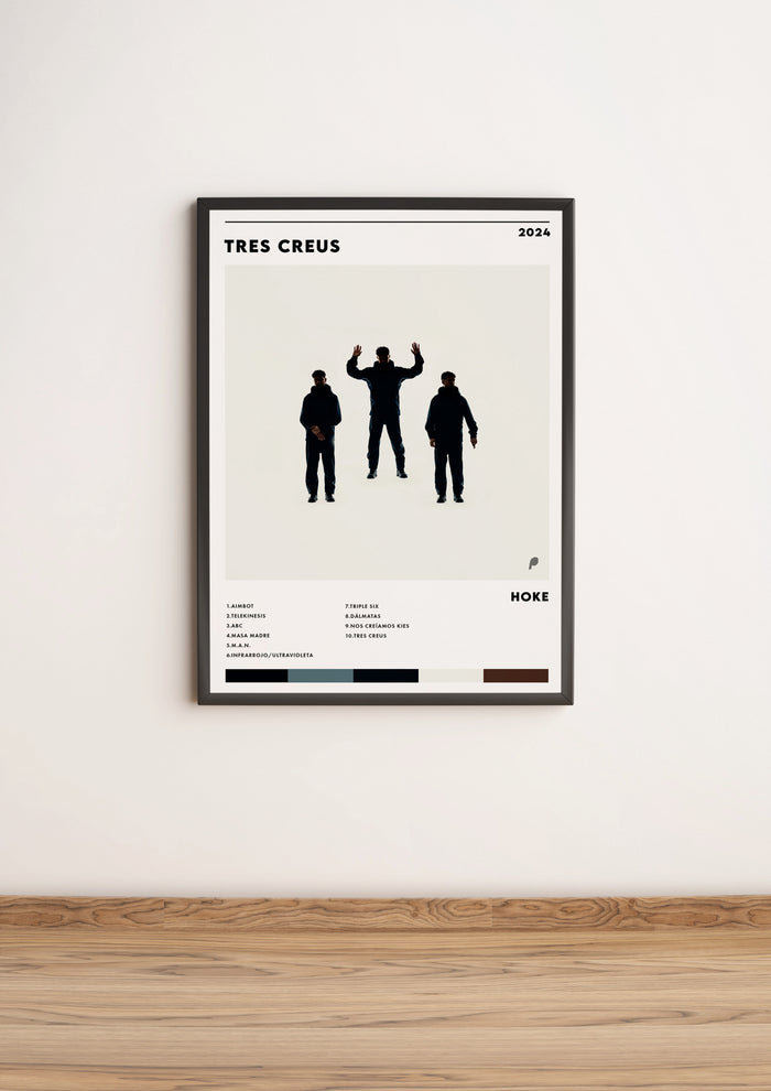 Póster TRES CREUS' de Hoke
