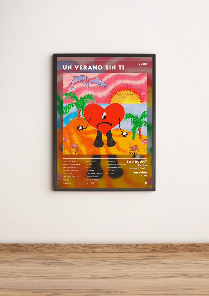 Póster "Un Verano Sin Ti" de Bad Bunny