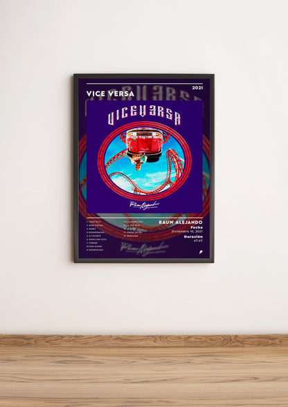 Póster “Vice Versa” - Rauw Alejandro (Edición Apoleo)