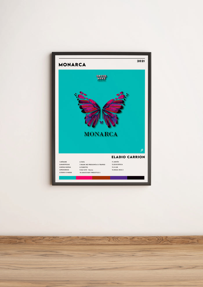 Póster Eladio Carrión - "Monarca"